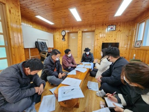 시례마을 지역역량강화사업 추진위원회 회의