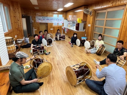 시례마을 문화프로그램 풍물교실 8차 운영