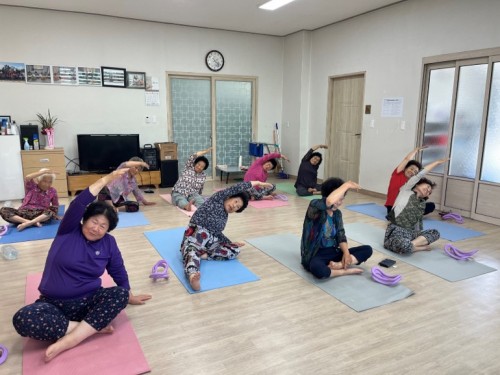 진말마을 마을문화프로그램 운영-요가교실 10회차